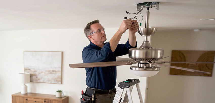 Ceiling Fan Light and Switch Repair in Dublin