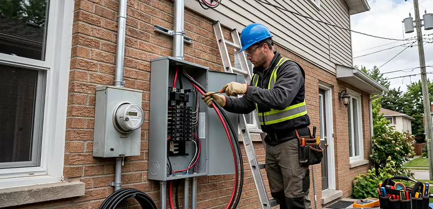 Outdoor Subpanel Installation in Dublin
