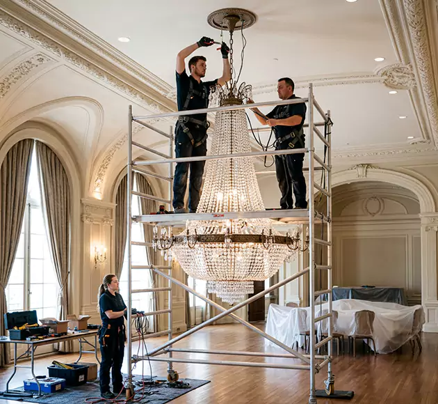 Professional Chandelier Installation: Your Local Fixture Team in Dublin, OH