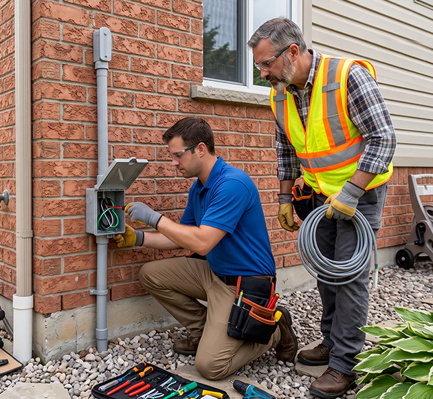 Professional Outdoor Outlet Installation: Your Local Exterior Wiring Team in Dublin, OH